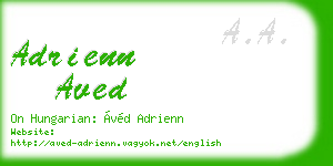 adrienn aved business card