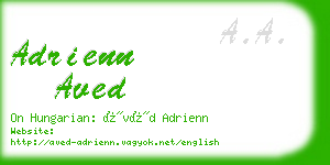 adrienn aved business card